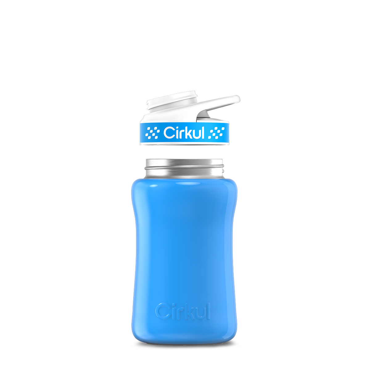 12oz. Stainless Steel Bottle & Comfort Grip Lid
