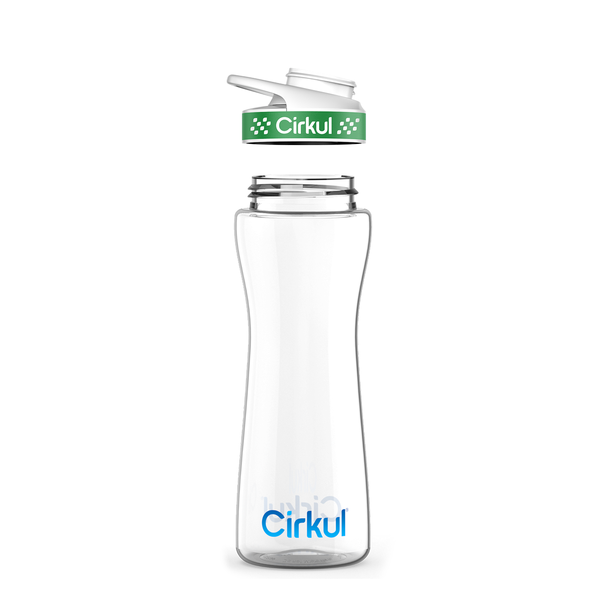 22oz. Plastic Bottle & Comfort Grip Lid