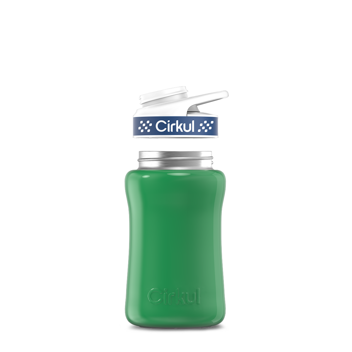 12oz. Stainless Steel Bottle & Comfort Grip Lid