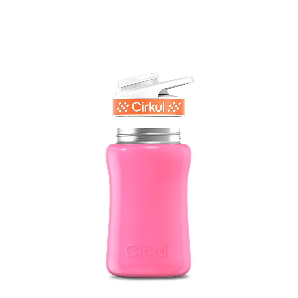 12oz. Stainless Steel Bottle & Comfort Grip Lid