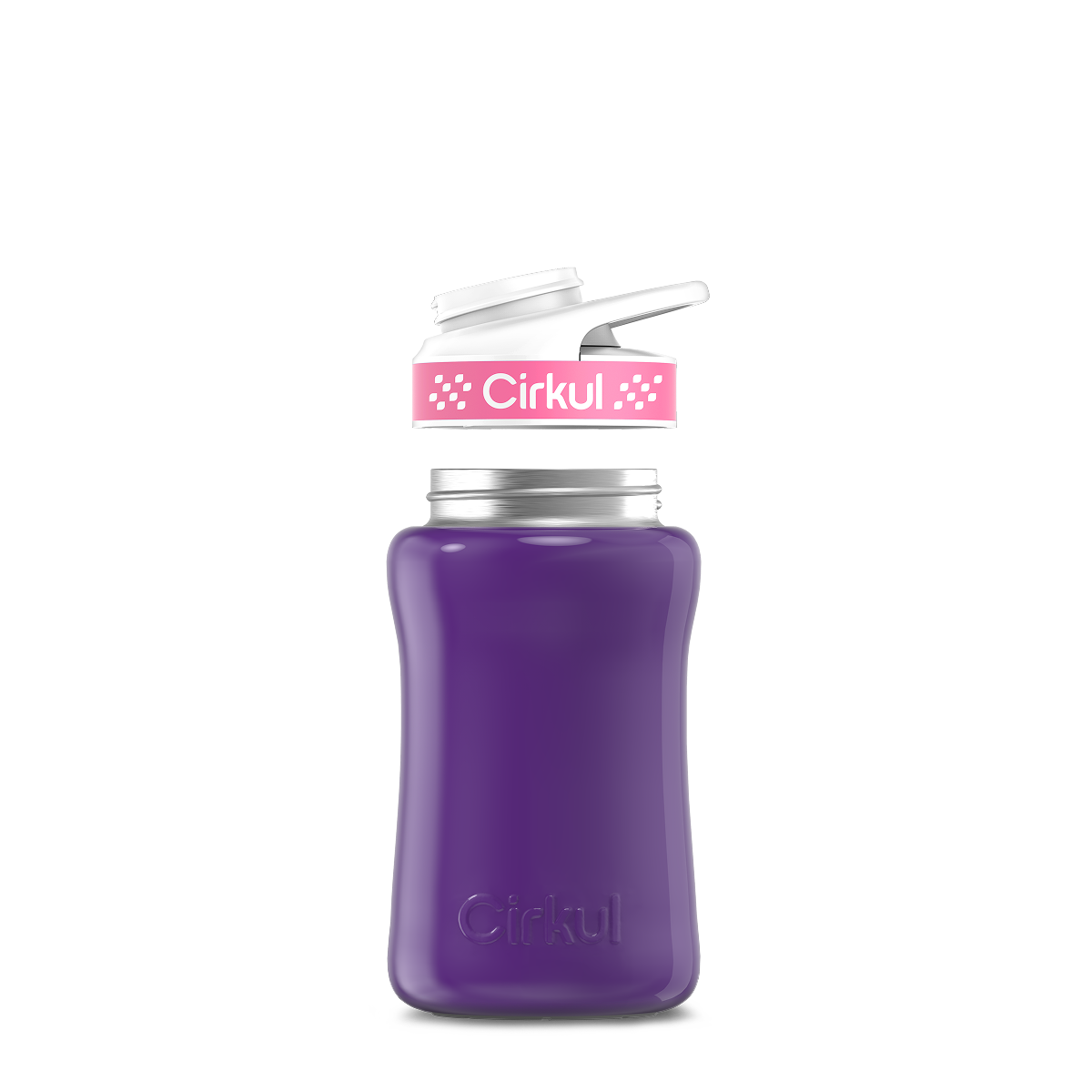 12oz. Stainless Steel Bottle & Comfort Grip Lid