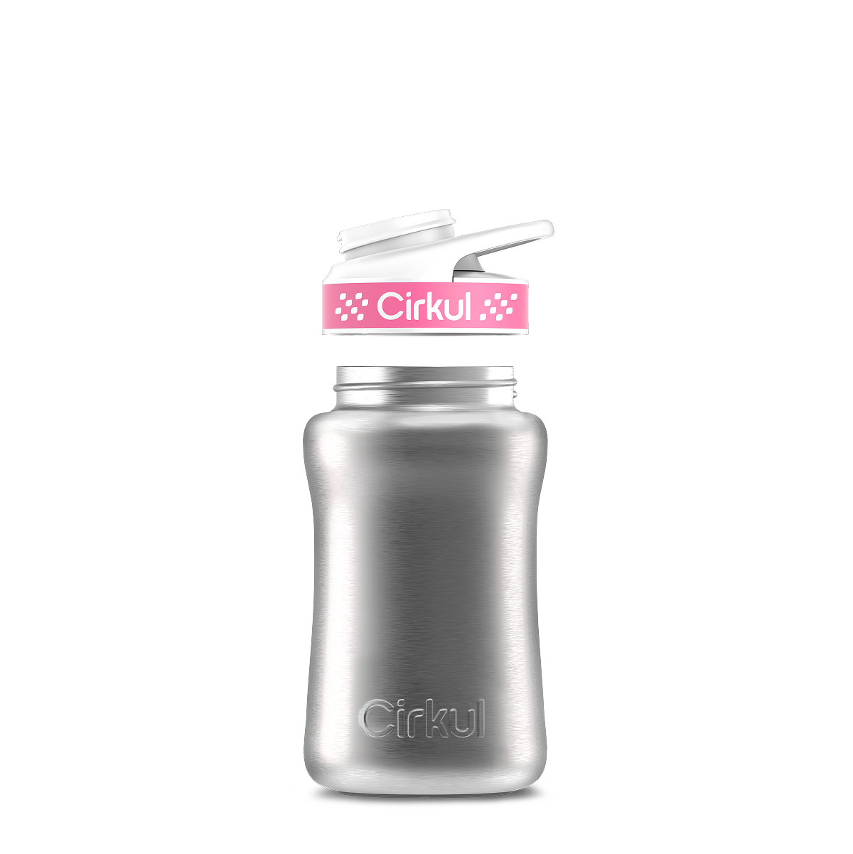 12oz. Stainless Steel Bottle & Comfort Grip Lid