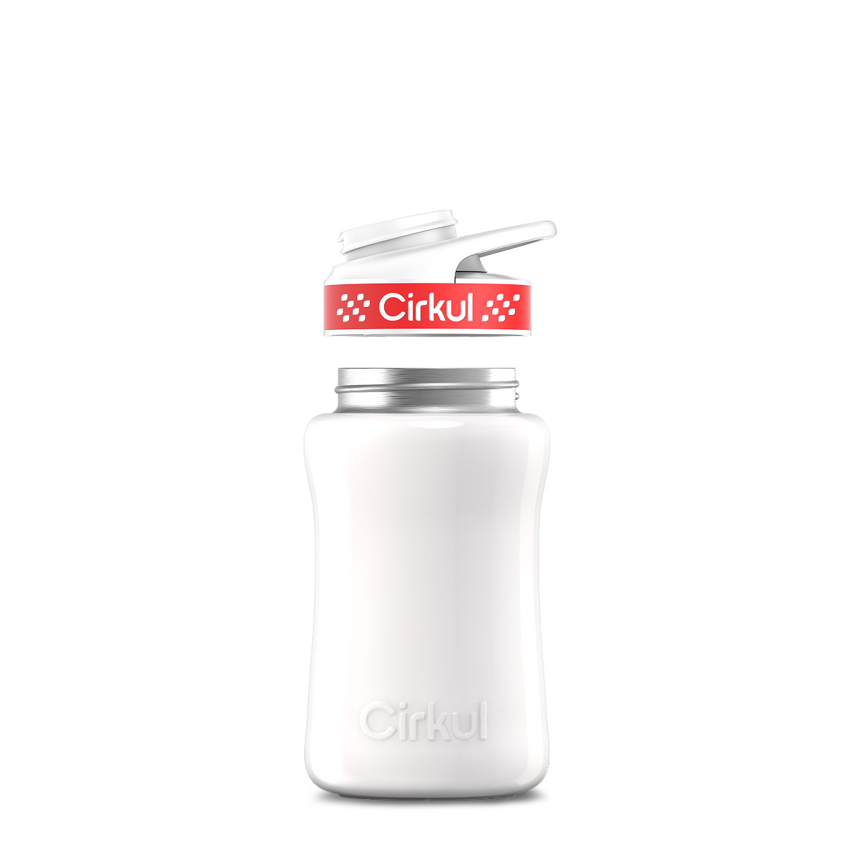 12oz. Stainless Steel Bottle & Comfort Grip Lid