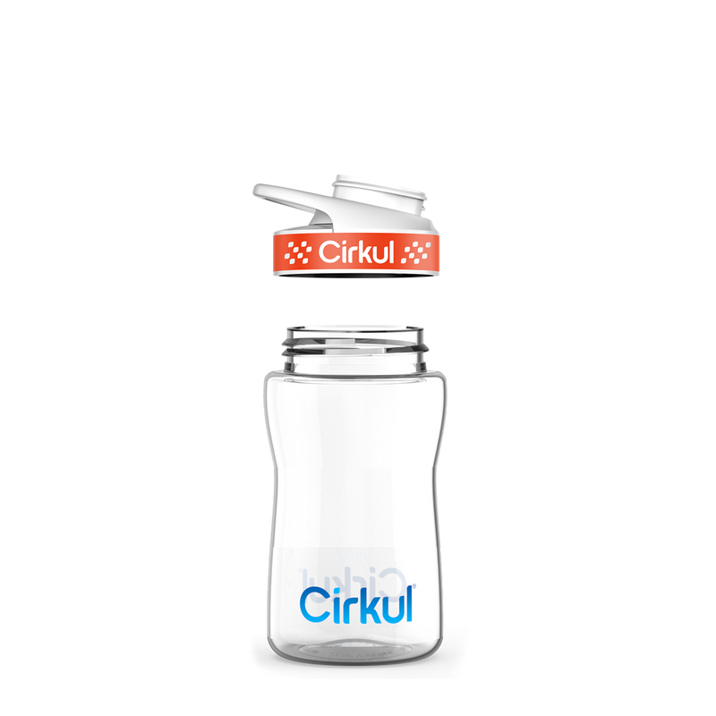 12oz. Plastic Bottle & Comfort Grip Lid