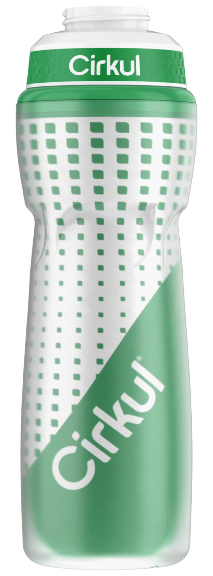 22oz. Insulated Squeeze Plastic Bottle & Sport Lid