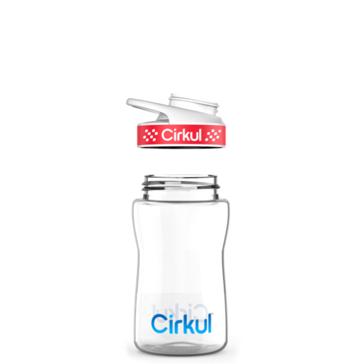 12oz. Plastic Bottle & Comfort Grip Lid